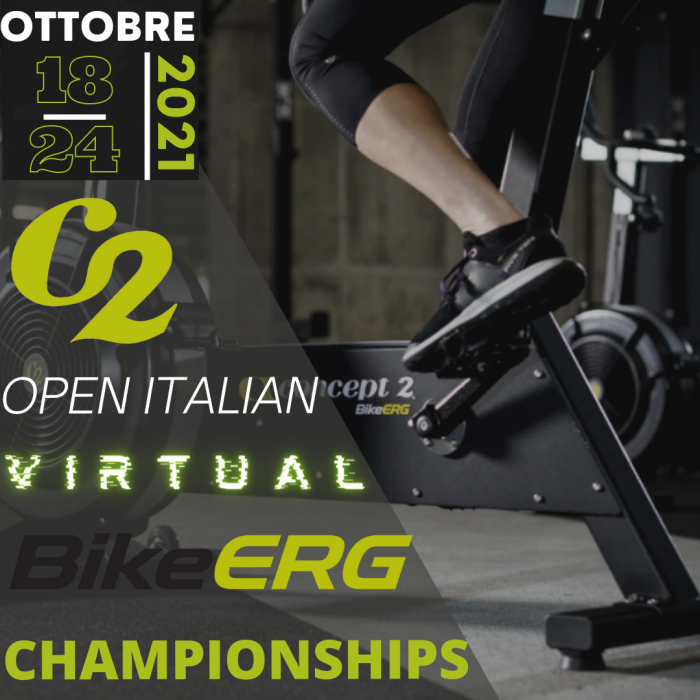 Locandina c2 open italian virtual bikeerg championships